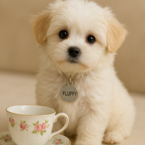 Fluffy-Adorable Maltese Puppy